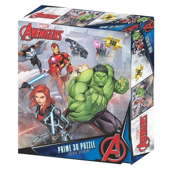 NECO PRIME 3D PUZ 500 PRC 32602 AVENGERS NECPRM32602