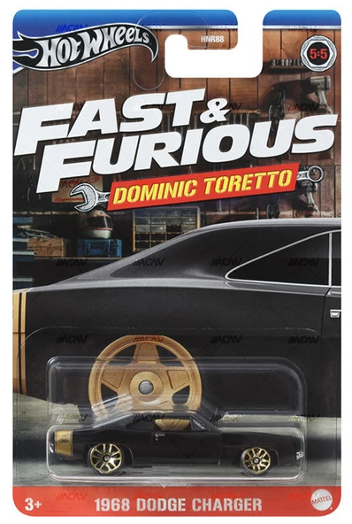 Hot Wheels Fast & Furious HNR88 Dominic Toretto Serisi 1968 Dodge Charger