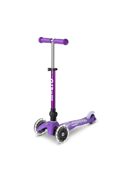 MICRO SCOOTER MINI MICRO DELUXE LED FOLDABLE PURPLE MMD199