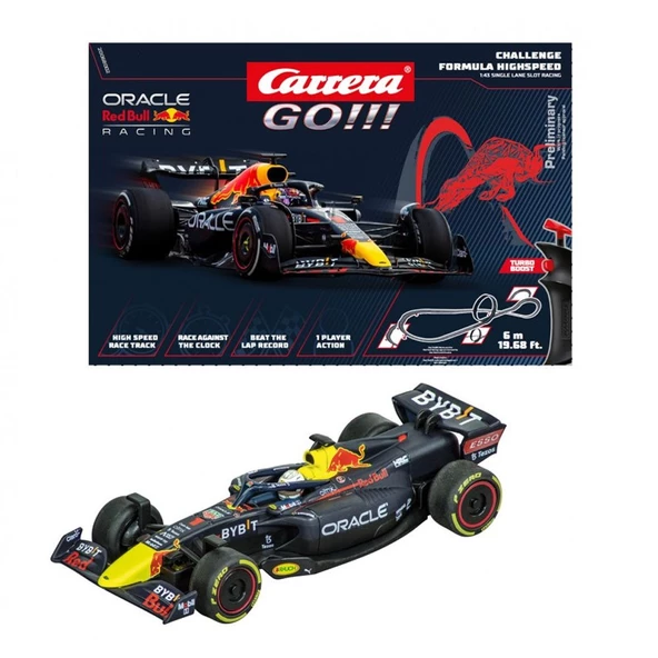 CARRERA GO CHALLENGE 68002 FORMULA HIGH SPEED Tek Kişilik Yarış Pisti CAR68002