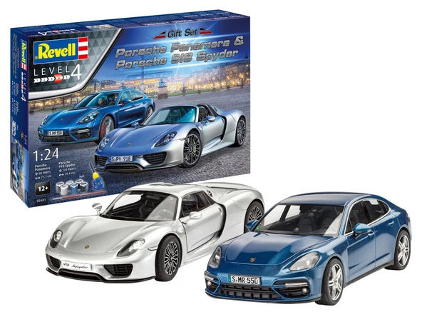 REVELL GIFT SET 05681 PORSCHE