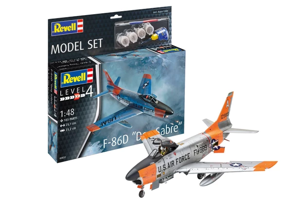 REVELL MODEL SET 63832 F86-D DOG SABRE Savaş Uçağı REV63832