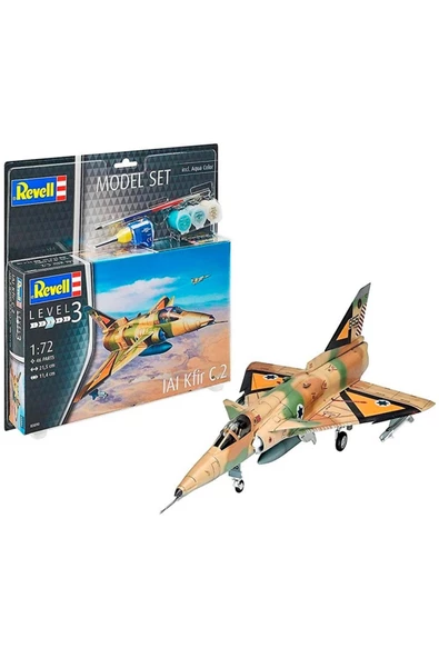 REVELL MODEL SET 63890 KFIR C-2-12