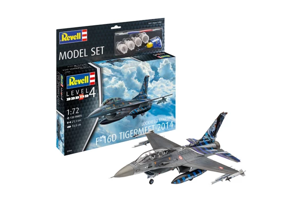 REVELL MODEL SET 63844 F-16D TIGERMEET 192 FILO Savaş Uçağı REV63844