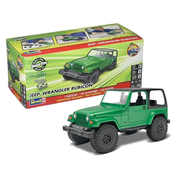 REVELL MODEL SET CARS 11695 JEEP WRANGLER RUBICON REV11695