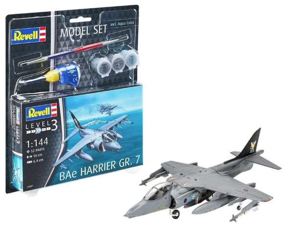 REVELL MODEL SET 63887 HARRIER GR7 Savaş Uçağı REV63887