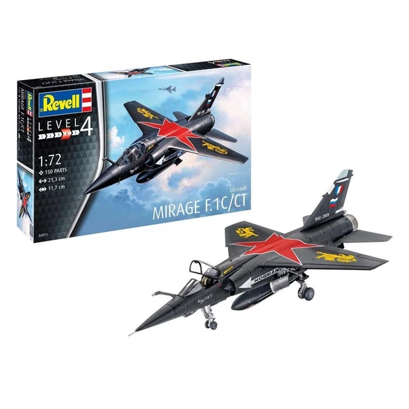 REVELL MODEL SET 64971 MIRAGE F-1 C / CT Savaş Uçağı REV64971