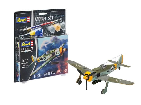 REVELL MODEL SET 63898 FOCKE WULF-12 Savaş Uçağı REV63898