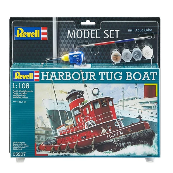 REVELL MODEL SET 65207 HARBOUR TUG Gemi REV65207