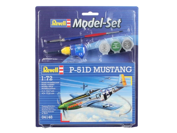 REVELL MODEL SETS 64148 P-51D MUSTANG Savaş Uçağı REV64148