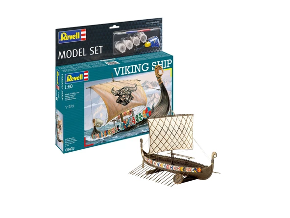 REVELL MODEL SET 65403 VIKING SHIP Viking Gemisi REV65403