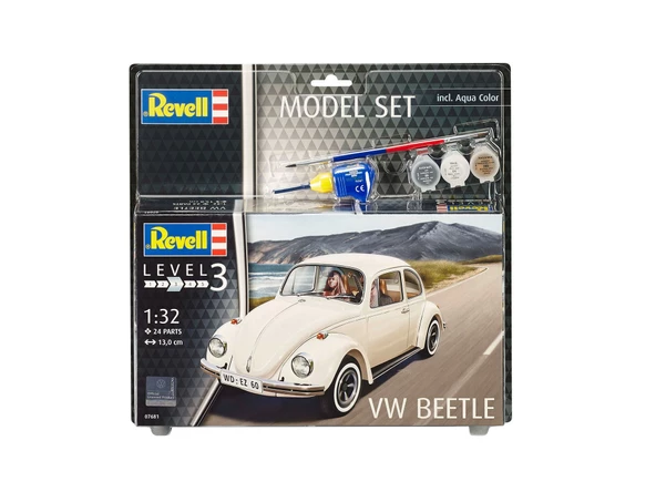 REVELL MODEL SET 67681 VW BEETLE- 12 REV67681