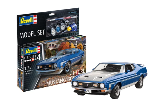 REVELL MODEL SET 67699 1971 FORD MUSTANG BOSS 351