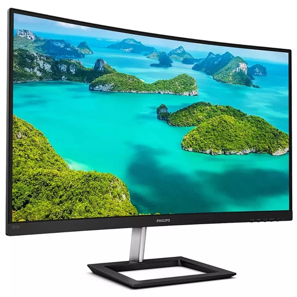 PHILIPS 31.5" VA 322E1C/00 4MS 75Hz HDMI-DP KAVISLI MONİTÖR 1920x1080 - Resim 2