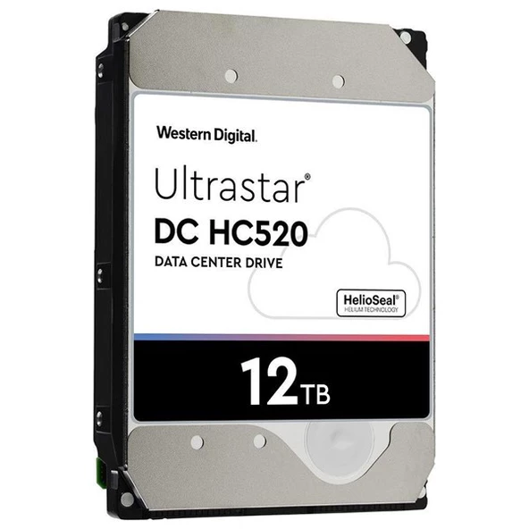WD 12TB ULTRASTAR HC520 HUH721212ALE604 256MB 7200RPM ENTERPRISE NAS GÜVENLİK DİSKİ (DİSTİ GARANTİLİ) - 1