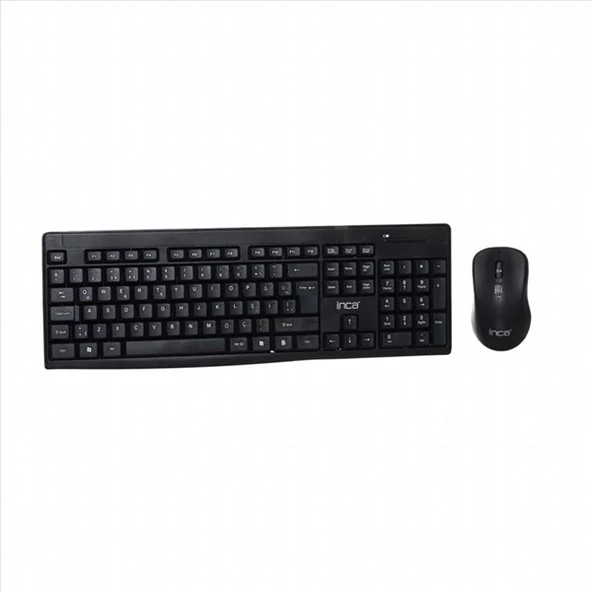 INCA IWS-539T Q Türkçe Kablosuz Multimedya Siyah Klavye+ Mouse - 1