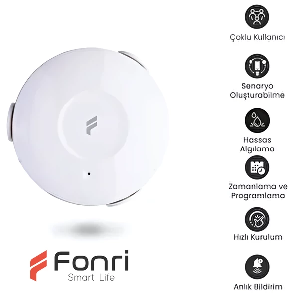 Fonri Wi-Fi Akıllı Su Baskın Sensörü