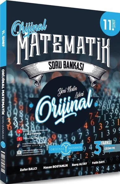 11. Sınıf Matematik Orijinal Soru Bankası Orijinal Yayınları