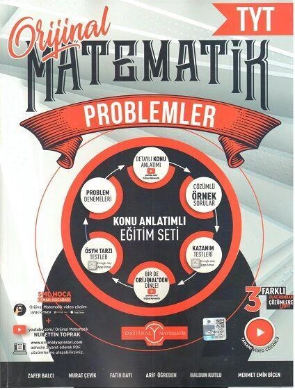 TYT Problemler Konu Anlatımlı Eğitim Seti Orijinal Yayınları