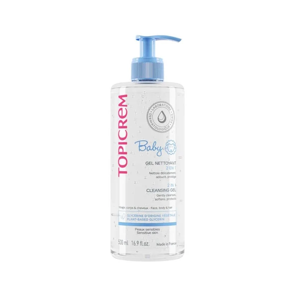 Topicrem Baby Cleansing Gel Body Hair Bebek Temizleme Jeli 500 ml