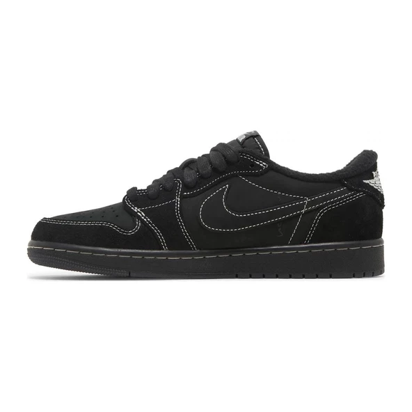 Air Jordan 1 Low x Travis Scott OG SP Black Phantom - Resim 3