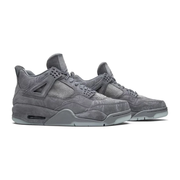 Air Jordan 4 Retro Kaws Cool Grey - Resim 3