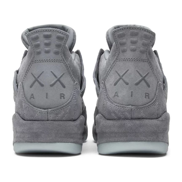 Air Jordan 4 Retro Kaws Cool Grey - Resim 4