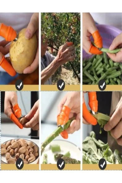 Pratik Baş Parmak Sebze Kesme Ayıklayıcı Royaleks-1277 - 2