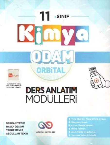 11. Sınıf Kimya Ders Anlatım Modülleri Orbital Yayınları