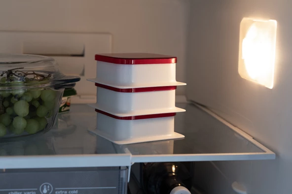 4 Adet Kapaklı Kare Kahvaltılık Kase Peynirlik Zeytinlik Reçellik Tabak Kahvaltı Kasesi - 6