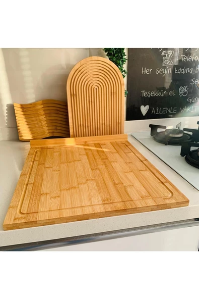 Master Chef Tarzı Mega Boy Tezgah Üstü Hamur Açma Ve Kesme Panosu 53x46 Cm - 2