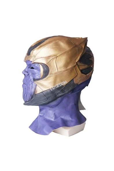 BAMM Thanos Marvel Cosplay Lateks Halloween Maske - 2