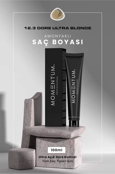 Momentum Saç Boyası 12.3 DORE ULTRA BLONDE 100 ML