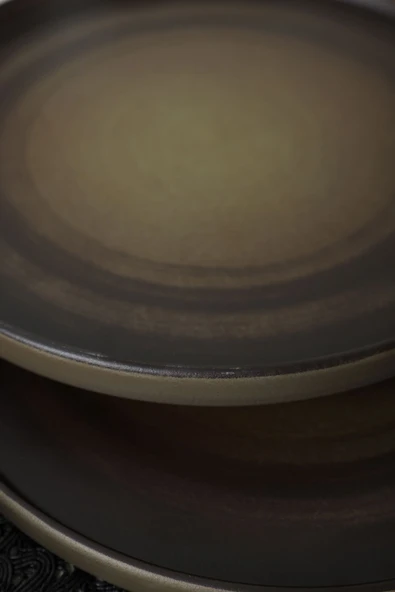 Keramika Keraart Vintage Stackable Servis Tabağı 27 Cm 6 Adet 21781 - Resim 6