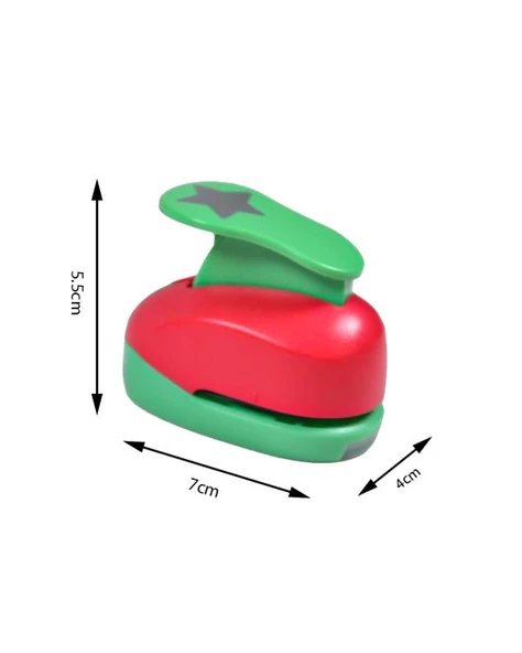 Kamei Şekilli Delgeç Yıldız Kalın 2.5 cm KM8810 - 2