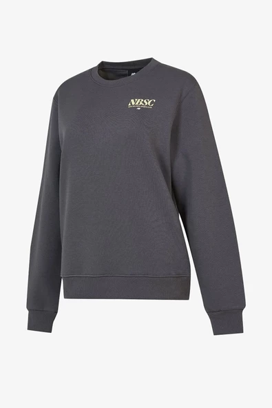 New Balance Lifestyle Kadın Antrasit Sweatshirt WNC3416-ANT