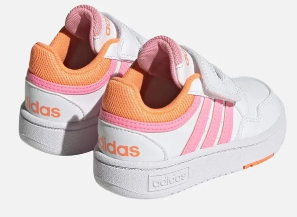 adidas Beyaz Cırtlı Sportswear Hoops 3.0 Cf Spor Ayakkabı - Resim 4