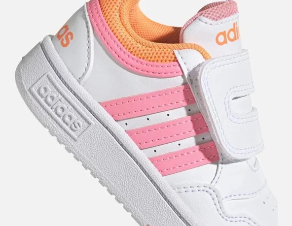 adidas Beyaz Cırtlı Sportswear Hoops 3.0 Cf Spor Ayakkabı - Resim 5