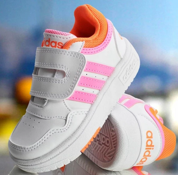 adidas Beyaz Cırtlı Sportswear Hoops 3.0 Cf Spor Ayakkabı