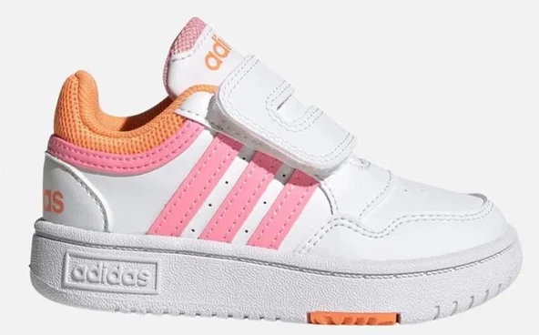 adidas Beyaz Cırtlı Sportswear Hoops 3.0 Cf Spor Ayakkabı - Resim 3