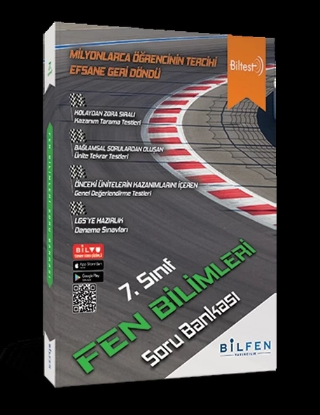 BİLFEN YAYINCILIK 7. SINIF BİLTEST FEN BİLİMLERİ SORU BANKASI ürün görseli