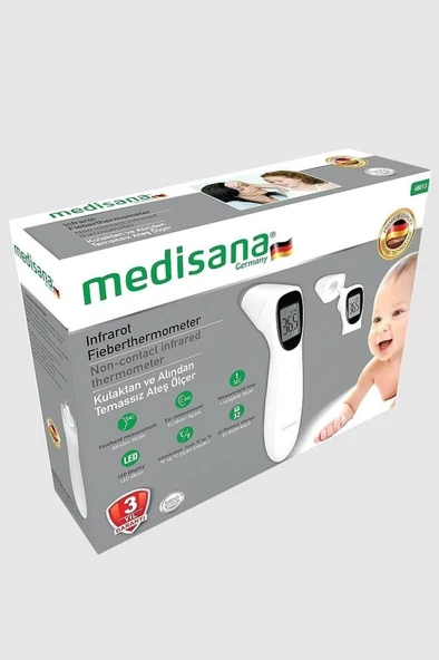 Medisana Alman Tasarım Alından ve Kulaktan Temassız Ateş Ölçer 48613 - 7