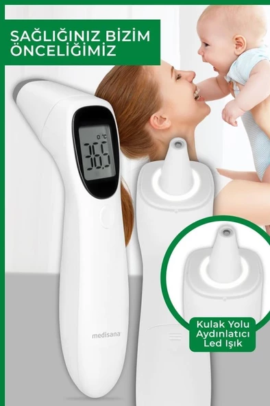 Medisana Alman Tasarım Alından ve Kulaktan Temassız Ateş Ölçer 48613 - 3