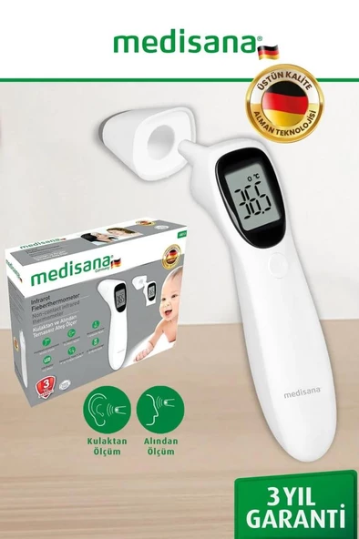 Medisana Alman Tasarım Alından ve Kulaktan Temassız Ateş Ölçer 48613 - 9