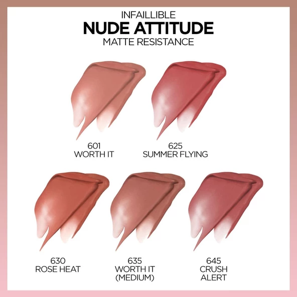 L'Oréal Paris Infaillible Matte Resistance Likit Mat Ruj - 645 Crush Alert - 6