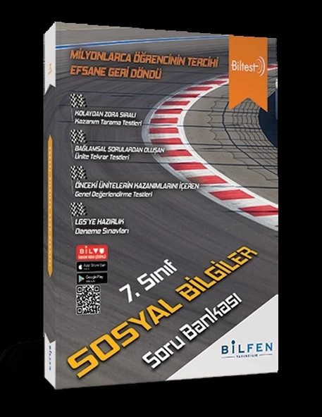 BİLFEN YAYINCILIK 7. SINIF BİLTEST SOSYAL BİLGİLER SORU BANKASI
