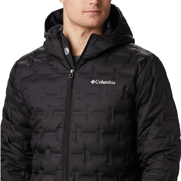 Columbia Delta Ridge Down Hooded Erkek Kaz Tüyü Mont WO6610 - 5