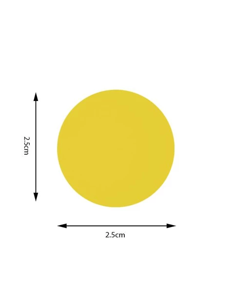 Kamei Şekilli Delgeç Daire 2.5 cm KM8810 - 6
