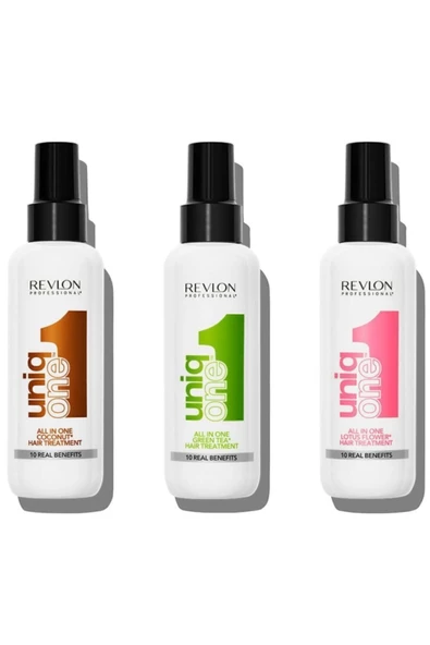 Revlon Unıqone Haır Treatment Green Tea 150 Ml - Resim 3