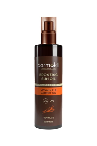 Dermokil Bronzlaştırıcı Güneş Yağı 200 Ml